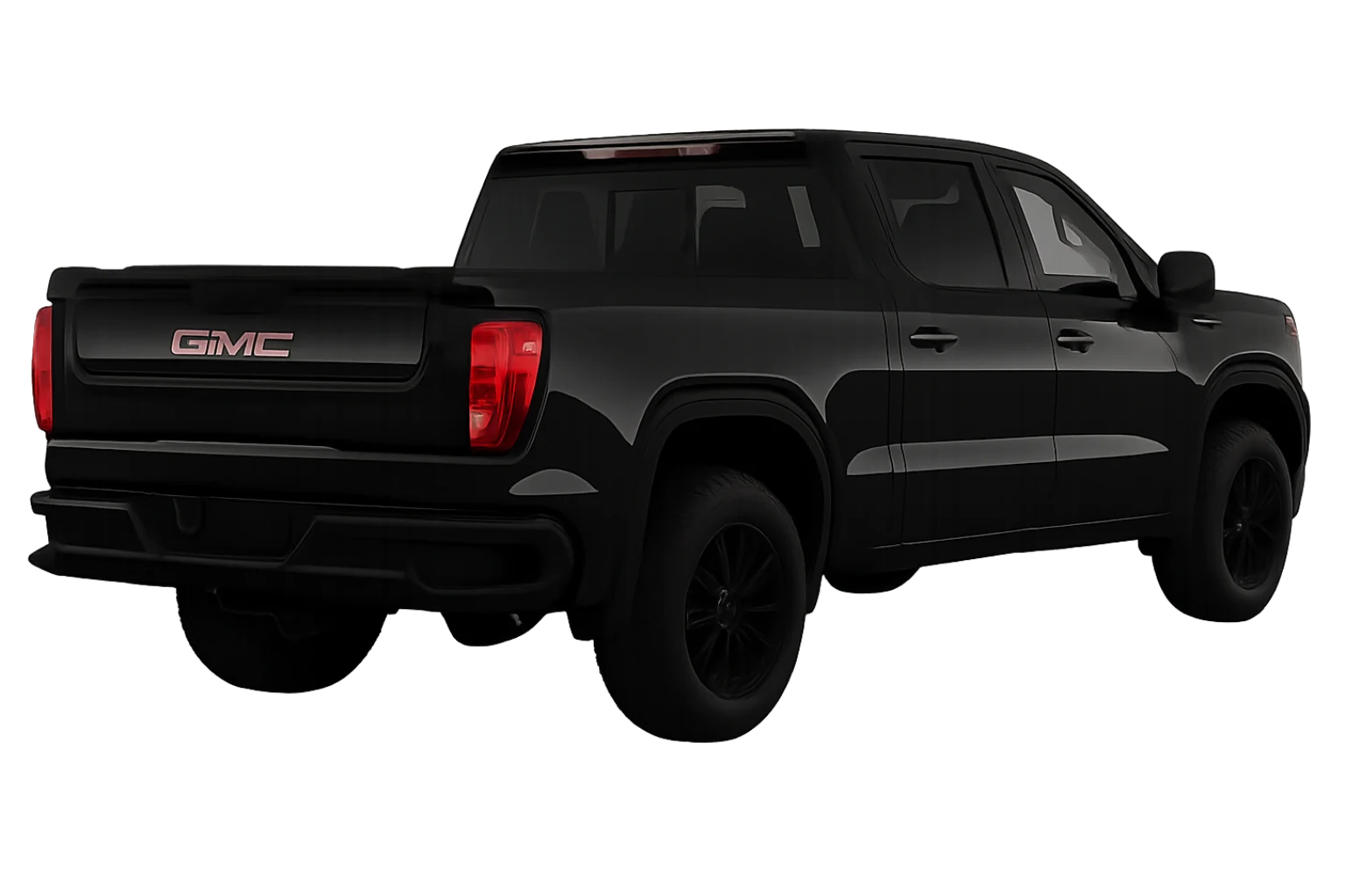truck back view gmc 1 1